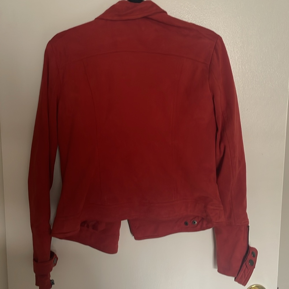 Faux Suede Rust Jacket - Picture 3 of 3